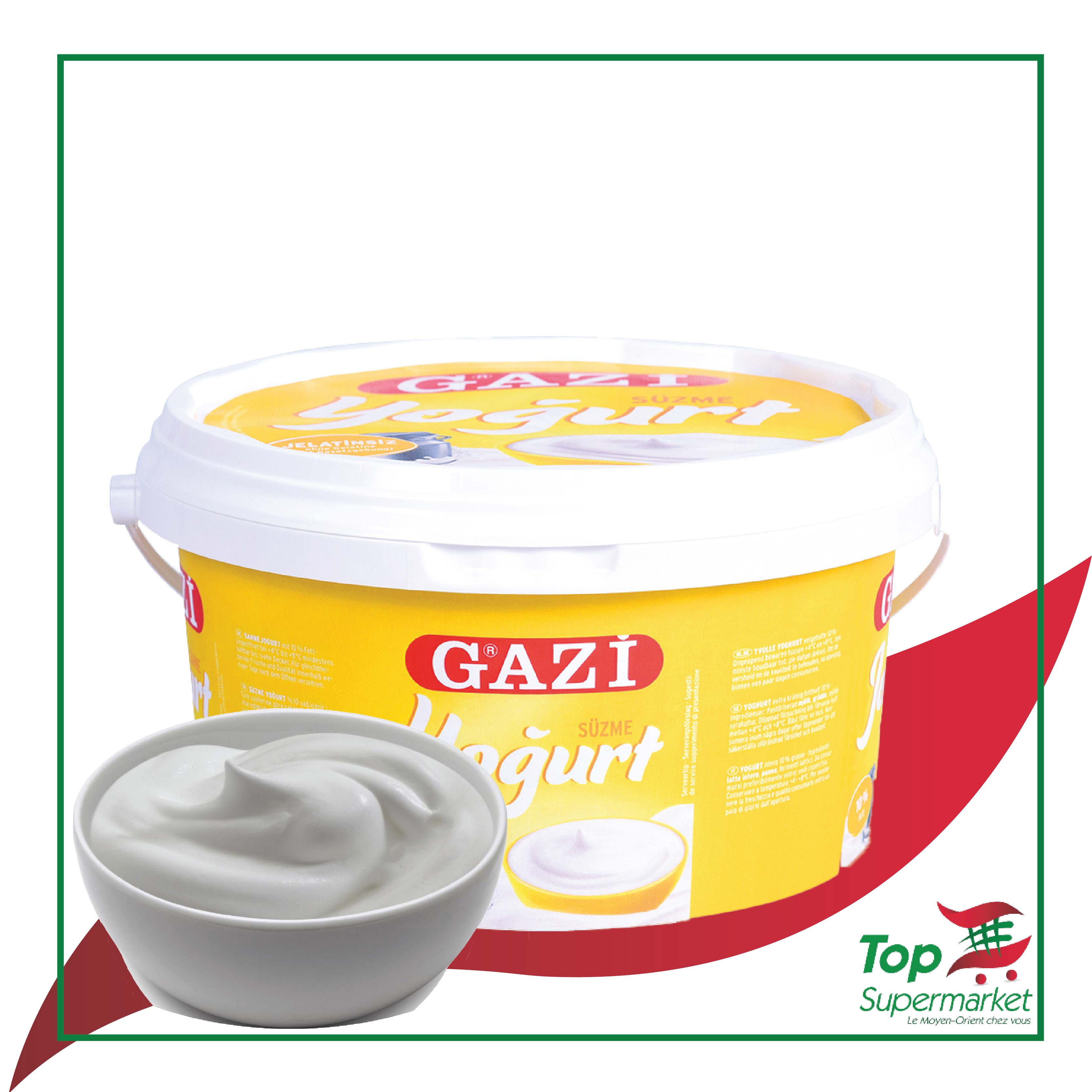 Gazi Yaourt Jaune 3Kg